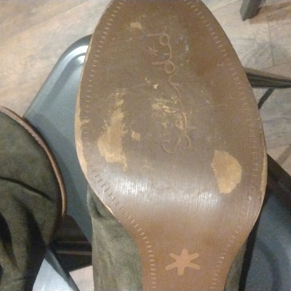 Anthropologie splendid  suede ruffle booties-splendid - Picture 7 of 9